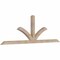 Ekena Millwork Richland Smooth Timber Gable Bracket, Douglas Fir, 96"W x 32"H x 3 1/2"D x 3 1/2"F, 8/12 Pitch GBW096X32X0404RIC00SDF - alternate 2